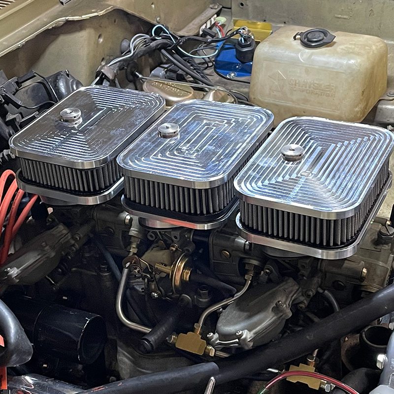 Complete Six-Pack Air Cleaner Set